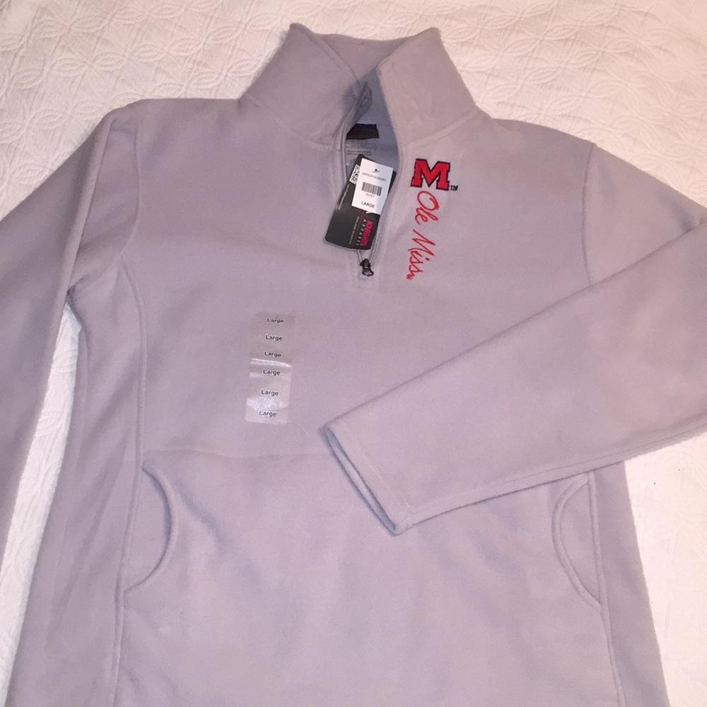NWT Ole Miss Fleece Pullover